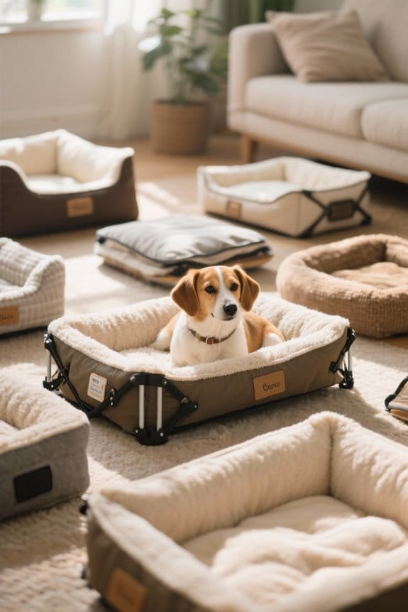 choosing a foldable pet bed