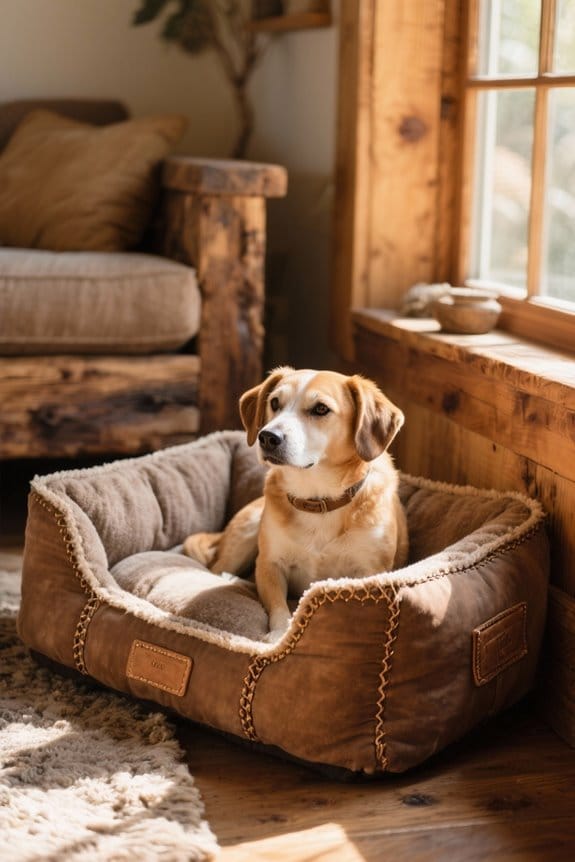 choosing a rustic pet bed