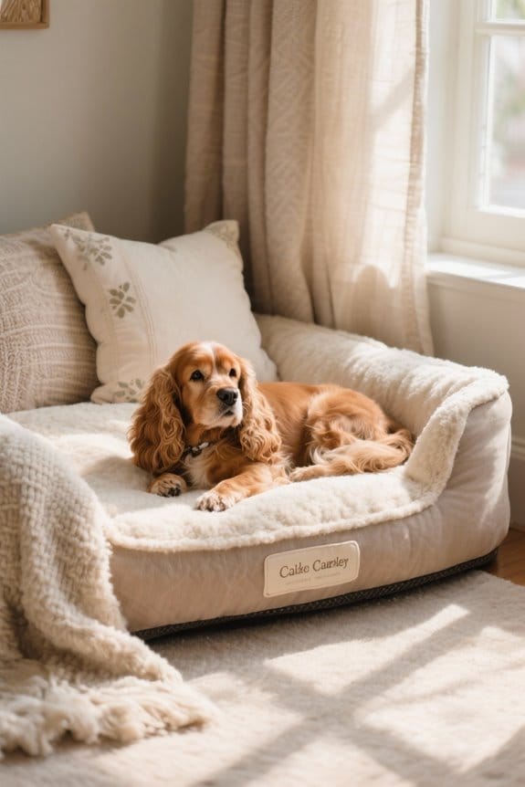 cocker spaniel bed considerations