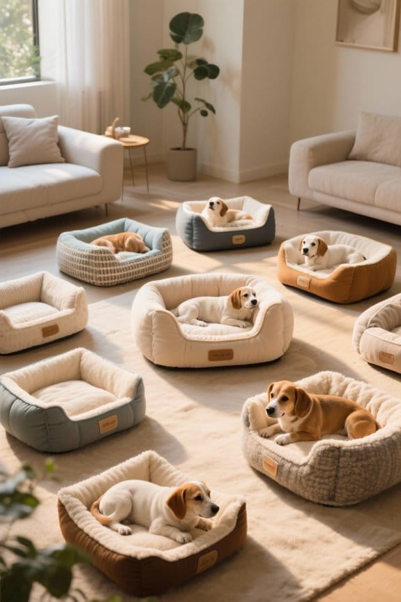 comfortable anti anxiety dog beds