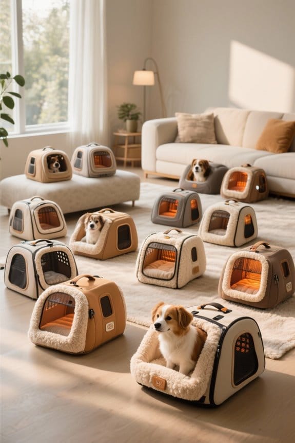 cozy heated pet carriers