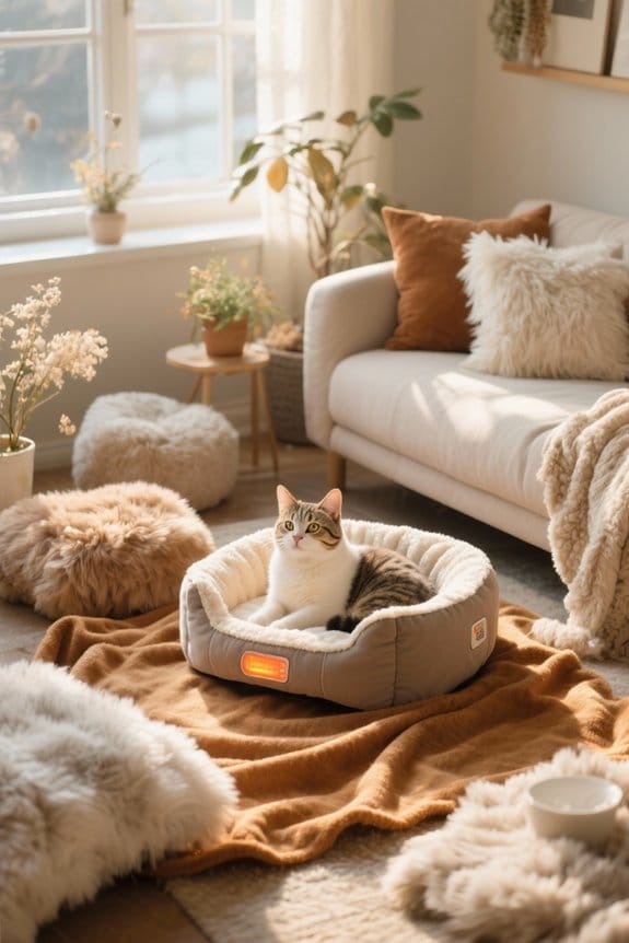 heated cat bed considerations