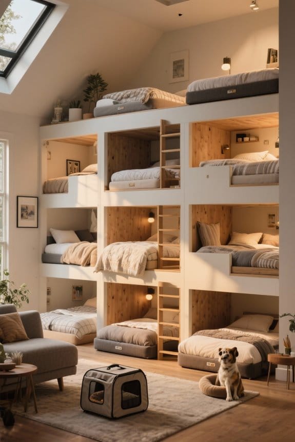 maximize space with lofts