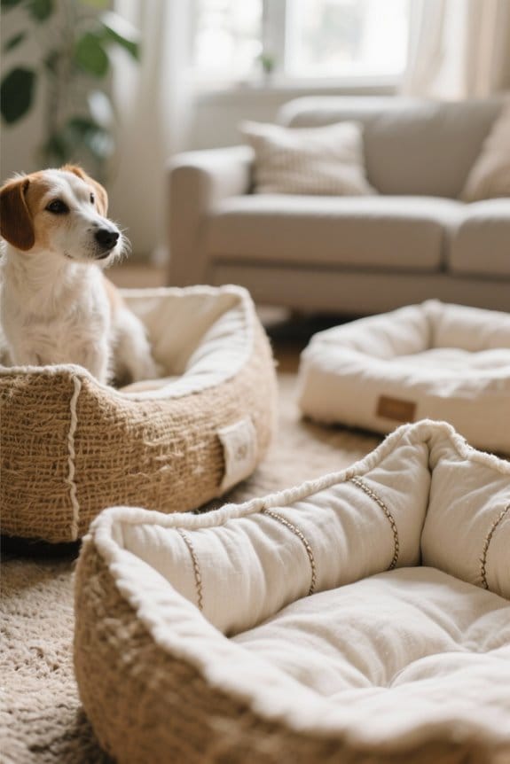 natural fiber dog bed factors
