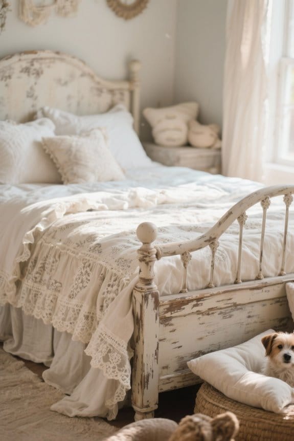 shabby chic bed considerations