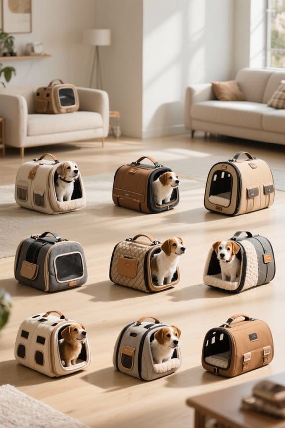 stylish functional dog carriers