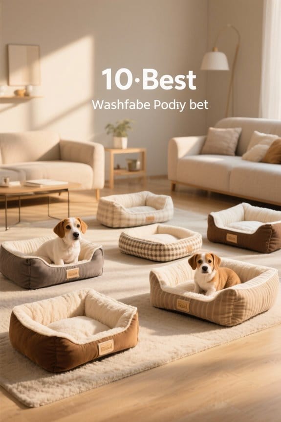 washable puppy beds comfort