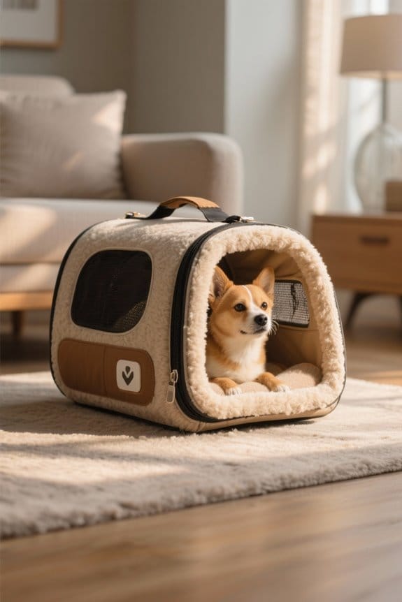carriers provide comfort during visits