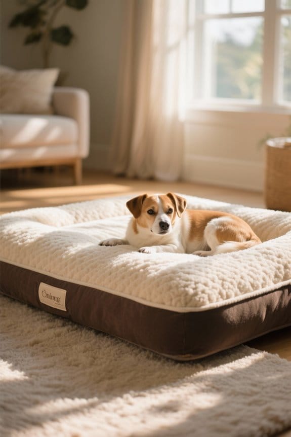 choosing pet bed density