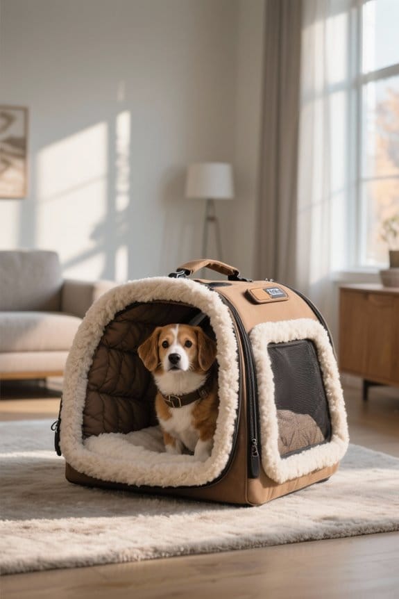 cold weather pet carrier insulation