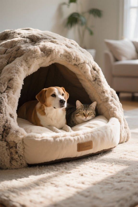 cozy secure cave beds