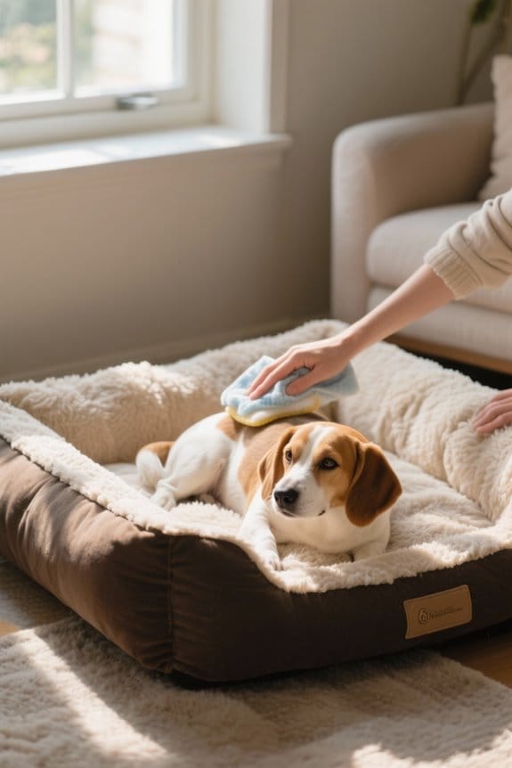 dog bed cleaning guide