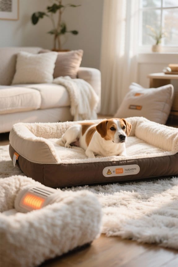 high quality heated pet beds