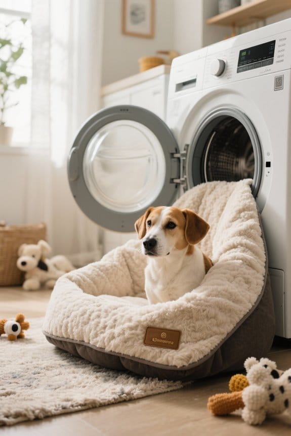 optimal pet bed washing