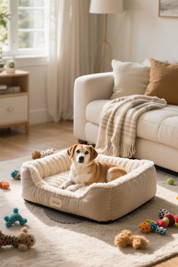 positive pet bed associations
