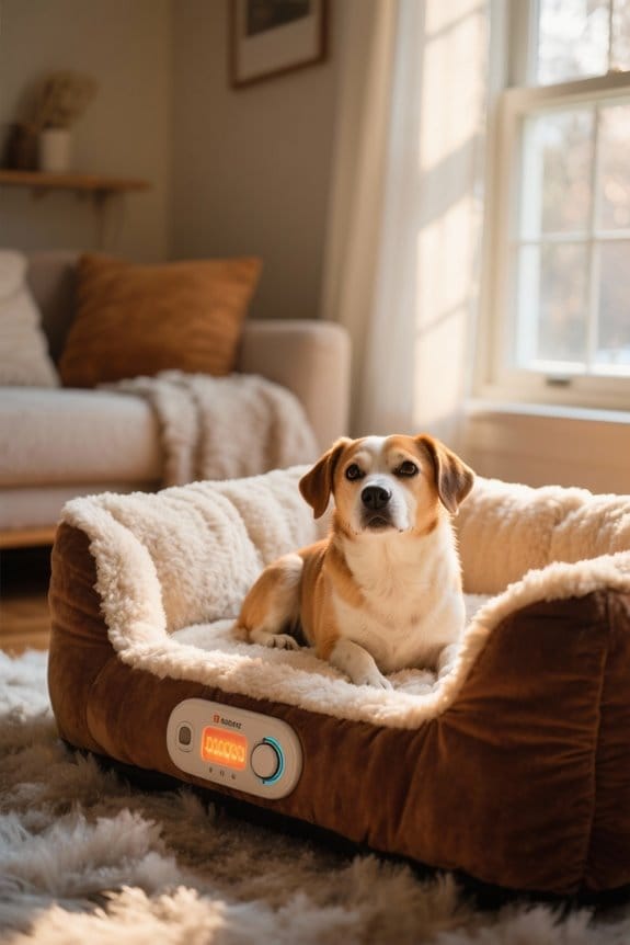 safe heated pet beds