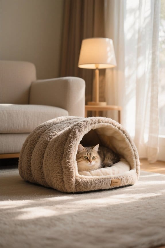 secure sleeping areas benefit cats